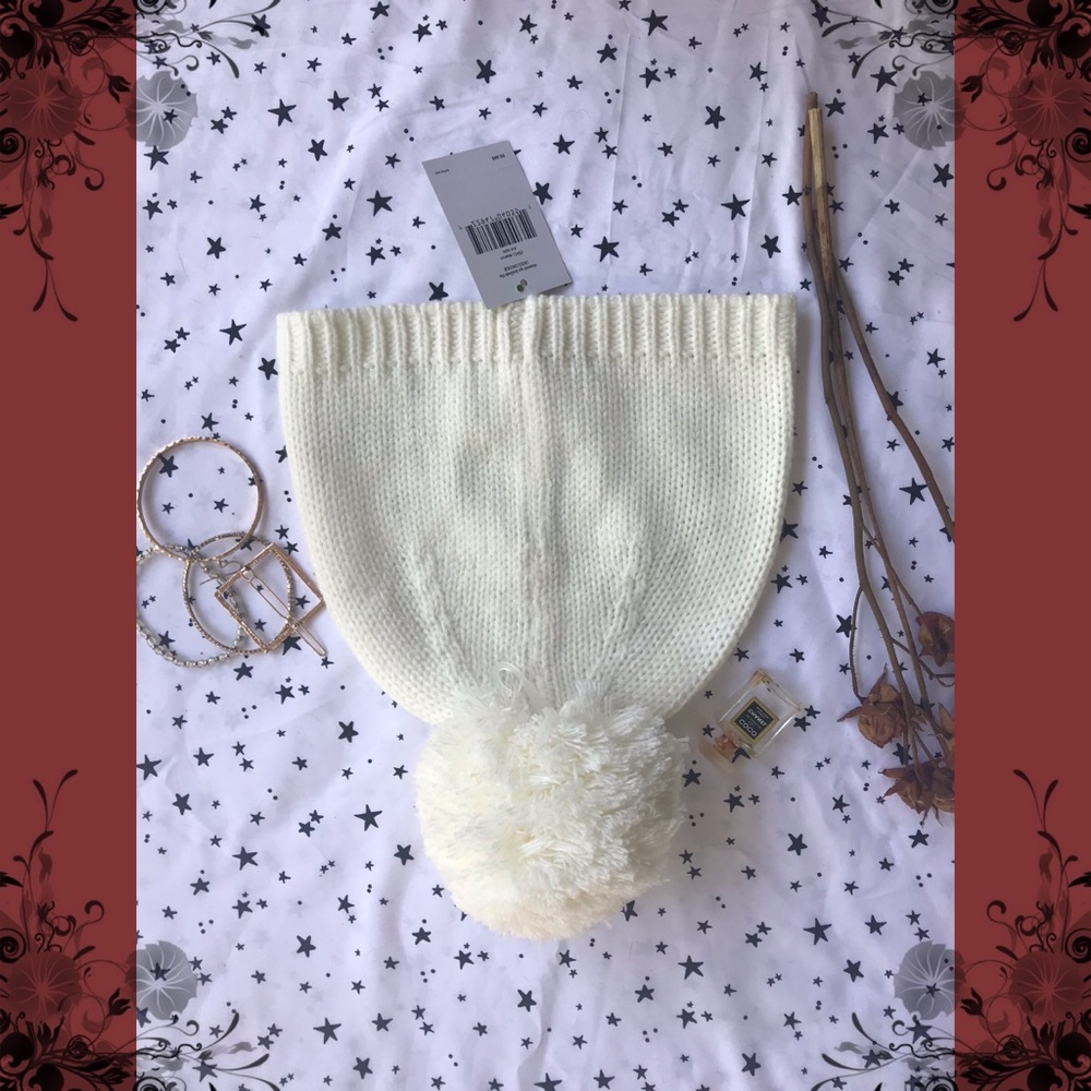 KATE SPADE All dolled up cream beanie - Picture 2 of 2